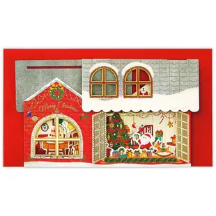 美國 Hallmark 聖誕立體卡/ 房子