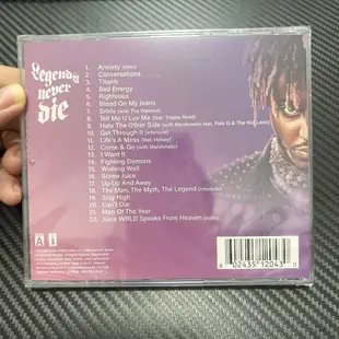 果汁 Juice Wrld Legends Never Die CD 嘻哈說唱 店長推介專輯