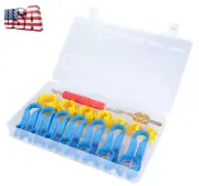 USA 16X Auto AC refrigerant Fuel Line Oil pipe Quick Disconnect Removal Tool Kit (for: Subaru)