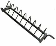 New MORGAN Bumper Plate Rack Trolley Weight Lifting Fitness Training