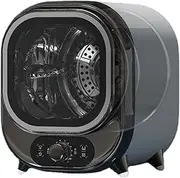 Portable Condenser Tumble Dryer 0-200 minutes Hot cold air 3D drying 5kg Vented Tumble Dryer, Compact, Mini Spin Dryer, 0.8kg Load Capacity Small Tumble Dryer,Elegantblue
