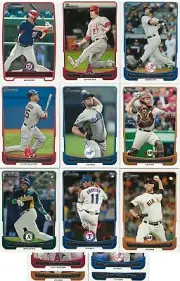 2012 Bowman Baseball Complete 330 Card Set Bryce Harper Trout Cole Bogaerts