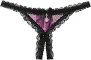[Bokeley] Women Sexy Panties Pack Crotchless Lingerie Cheeky Naughty Thongs Underwear Set