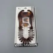 Vidal Sassoon Flex Comb Hair Accessory Styling Brown 2006 Y2K NOS