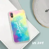 在飛比找PChome24h購物優惠-INJOY mall iPhone XS max 繽紛雲彩防