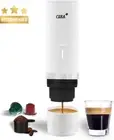 Portable Electric Espresso Machine, Mini, Fast Brewing, NS Capsule & Ground Coff