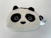JELLYCAT KUTIE POPS Plush Soft Panda Bear Zip Purse Wallet Handbag 9" X 6"