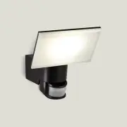 HPM Toran 16W LED SECURITY OUTDOOR FLOODLIGHT with PIR Sensor IP44 LFS0316WBL