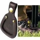 Toe Protector Leather Rest Pad Shooting Clay Hunting Barrel Trap Shotgun Guard