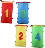 Outdoor Sack Race Supplies 4pcs Heavy Duty Bag for Kindergarten Picnic Games Random Color
