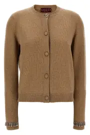 GUCCI Jewel Cuffs Cardigan XS