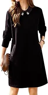 [LAI MENG FIVE CATS] Womens Button Front Coat Corduroy Swing A-line Party Evening Cocktail Dress
