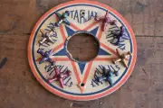 Vintage NOS Grey Iron Starjax STAR JAX Original Jacks Game on Cardboard Card