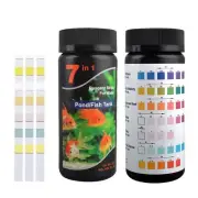 Complete Water Test Strips Kit 7 in 1 for Fish Tank Pond Drinking Water