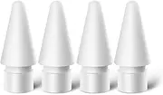 Pencil Tips Replacement for Apple Pencil 1st & 2nd Gen, High Sensitivity and Durable, Pen Nibs for iPad Pro(4 Pack)
