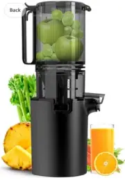 Juicer Machines,6.1-inch(104MM) Large Feed Chute, Masticating Cold Press