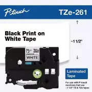 Genuine Brother TZe-261 P-touch Label Maker Tape TZe261 TZ261 TZ-261 Black White