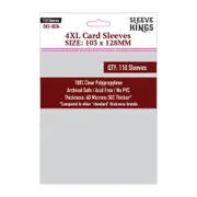 110pc Sleeve Kings 103x128mm/4XL Board Game Card Sleeves Case/Guard Protector