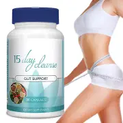 15 Day Cleanse - All Natural Weight Loss, Colon Detox, Liver and Gut Support