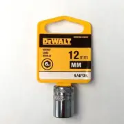 DeWalt 12mm Socket 6 Point 1/4" Drive DWMT861090SP