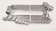 Force 5133A 75° Degree Deep Offset Ring Spanner Wrench 6x7-30x32mm 13pc Set