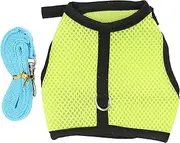 PET Rabbit MESH Traction Harness Back Leash Guinea Pig Supplies for Small Pets (l)