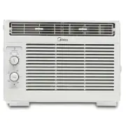 Midea 5,000 BTU 150 Sq ft Mechanical Window Air Conditioner White - MAW05M1WWT