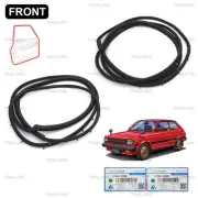 Fits Toyota Starlet KP60 2/3D 1978 1984 Front Lh+Rh Door Weatherstrip Seal