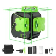 *BRAND NEW* 360 Degree Laser Line Level Green Beam - HUEPAR S03CG-L