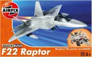 Airfix Quickbuild Lockheed Martin Raptor Snap-Together Construction Kit Plast...