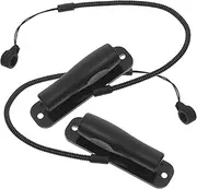 SECFOU 2pcs Stylus Pen Fixing Rope Touch Pen Spring Rope Fix Touchscreen Anti-lost Stylish Spring Ups Universal Keeper Cord Capacitive Signature Stylus Holder Touch Drawing Black Abs