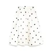 [Markgong] Markgong Polka-dot A-line Skirt 36 FR WHITE/BLACK