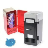 在飛比找Yahoo!奇摩拍賣優惠-新款 迷你USB冰箱 小冰箱 電腦冰箱 車載冰箱 USB迷你