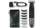 Braun Series X Wet & Dry All-In-One Groomer with 6 Attachments & Travel Pouch