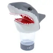 U.S. Pool Supply Open Jaws Shark Floating Pool Chlorine Dispenser for 3" Tablets