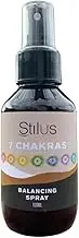 Seven Chakras Natural Balancing Room Spray by Stilus - Pure Essential Oil Ingredients in Liquid Blend for Clearing Mind and Cleansing Space 100 ml