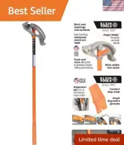 Aluminum EMT Conduit Bender with Bold Markings - Precision Tool for Electricians