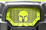Steel Grille SPARTAN for Polaris RZR 1000 XP 2014-18 RZR 900 S ATV Lime Squeeze