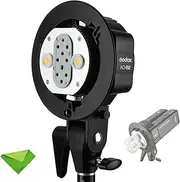 Godox AD-B2 Flash Bracket for AD200 AD200Pro Dual Power Twin Head Bowens Mount to Install 2 Godox AD200 AD200Pro Pocket Flashes or Flashpoint eVOLV 200 Speedlight to Achieve 400W Power Output