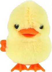 GALPADA Animal Themed Wind-up Toys Plush Clockwork Duck Interactive Stuffed Toy for Kids Perfect Present