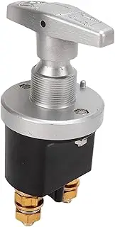 Battery Disconnect Switch, Battery Knob Switch Universal 10mm Stud 500A Rated 12V for RV Yacht Truck