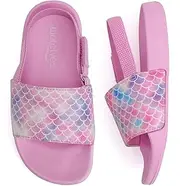 [WateLves] Unisex-Child Slide Sandals Girls Sandals Toddler Non-Slip Sandals Shoes (Toddler/Little Kid)