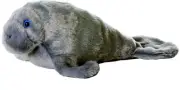 Aurora - Small Gray Mini Flopsie - 8" Manny - Adorable Stuffed Animal