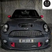 MINI Gen2 Blackout Kit Fr & Rr light Covers, Fuel Cap, Handles & Grill Overlays