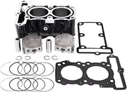 Motorcycle 62mm Air Cylinder Block & Piston & Rings &Kit & Gaskets For EX250 Ninja ER250 Z250 11061-0790 11004-0734