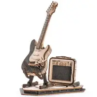 在飛比找誠品線上優惠-ROKR立體木製組裝模型/ 電子吉他 TG605 69