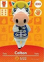 Nintendo Animal Crossing Happy Home Designer Amiibo Card Colton 233/300 USA Version