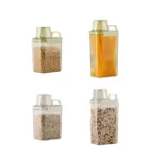 Convenient Rice Bucket Sealed Flour Grains Storage Plastic