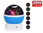Night Light for Kids Baby Room Bedroom Sky Star Moon LED Projector Lamp Decor
