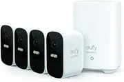 Eufy Security by Anker eufyCam 2C Pro Wireless Home Security System with 2K Resolution, 180-Day Battery Life, HomeKit Compatibility, IP67, Night Vision, 4-Cam Kit